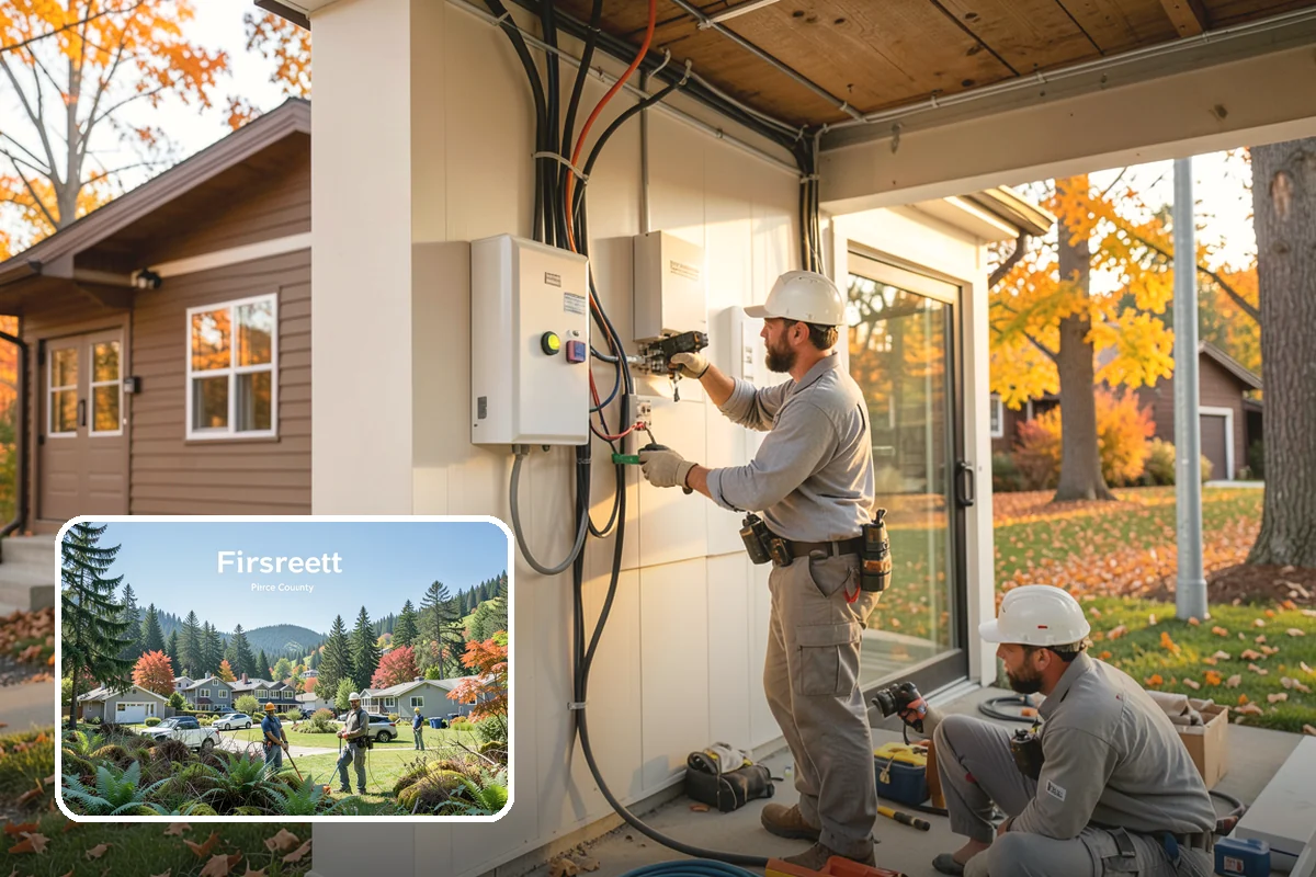 Water Damage Drywall Repair in Fircrest, Pierce County, WA - Removal of swollen, stained, or moldy board