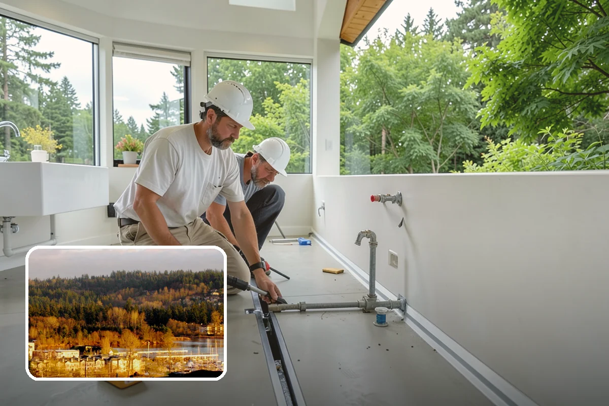Water Damage Drywall Repair in Kenmore, King County, WA - Removal of swollen, stained, or moldy board