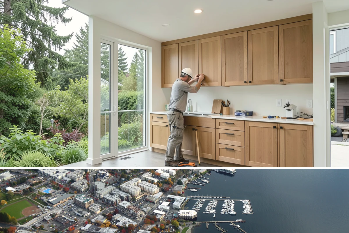 Water Damage Drywall Repair in Kirkland, King County, WA - Water damage repair is needed most during the wet season and is handled indoors year-round, often on an urgent basis.