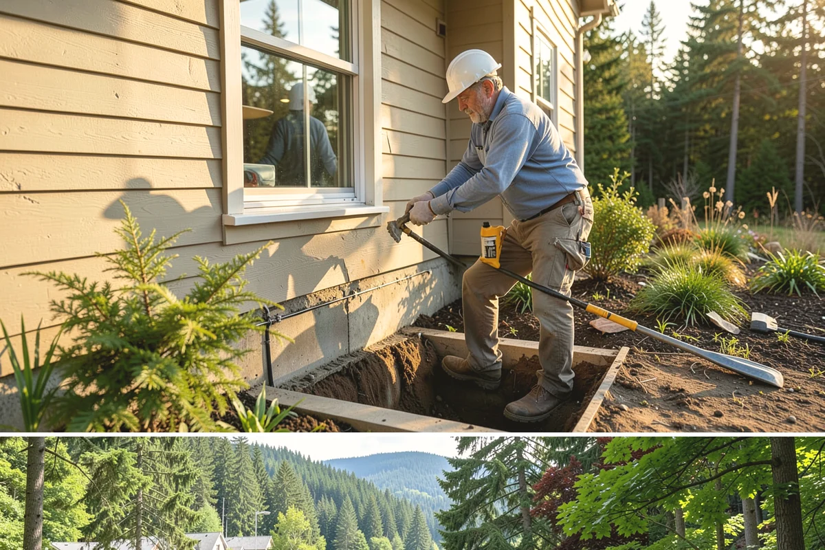 Water Damage Drywall Repair in Lake Forest Park, King County, WA - Water damage repair is needed most during the wet season and is handled indoors year-round, often on an urgent basis.