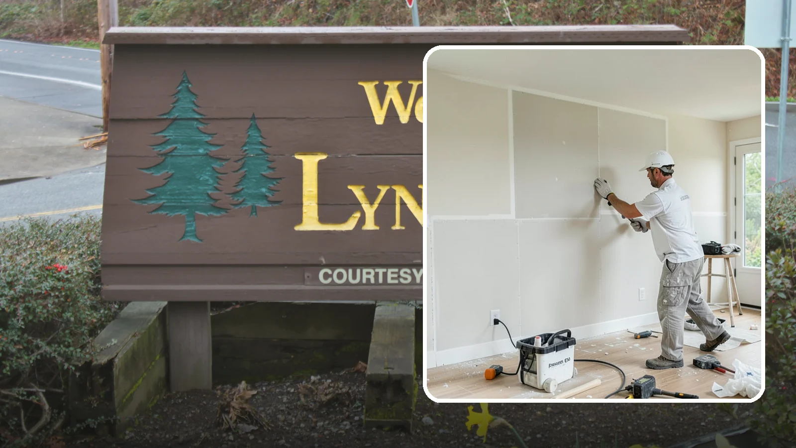 Water Damage Drywall Repair in Lynnwood, Snohomish County, WA - Water damage drywall repair removes ruined board and restores walls after leaks or flooding.