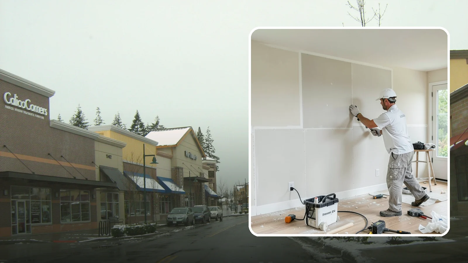 Water Damage Drywall Repair in Mill Creek, Snohomish County, WA - Water damage drywall repair removes ruined board and restores walls after leaks or flooding.