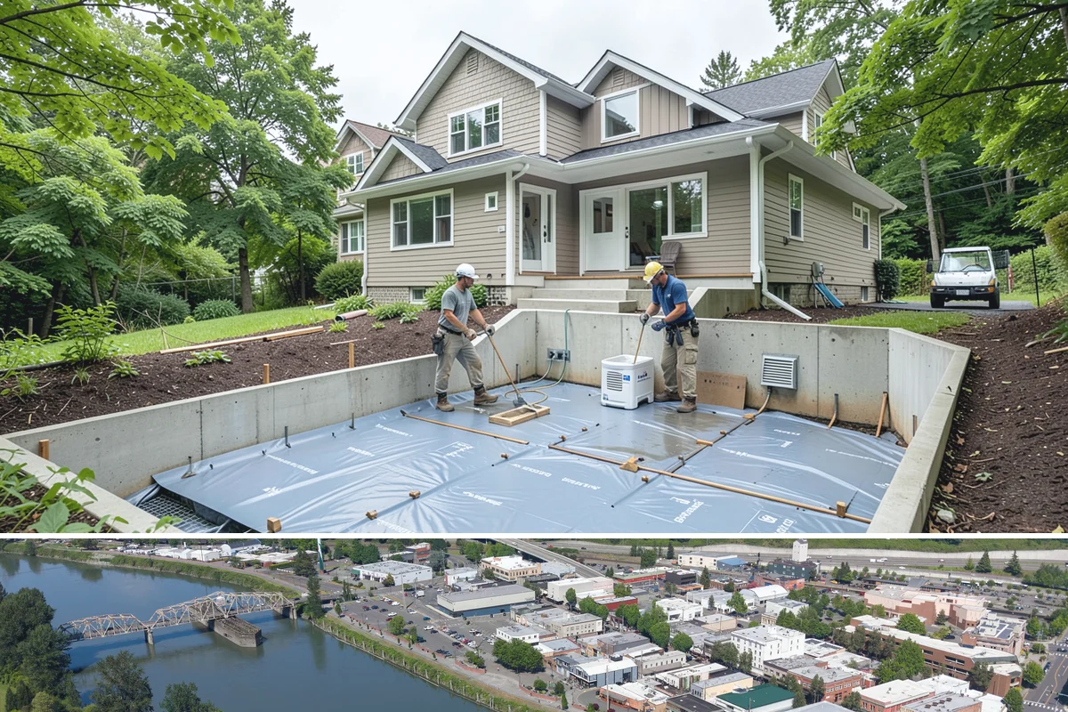 Water Damage Drywall Repair in Mount Vernon, Skagit County, WA - Water damage repair is needed most during the wet season and is handled indoors year-round, often on an urgent basis.