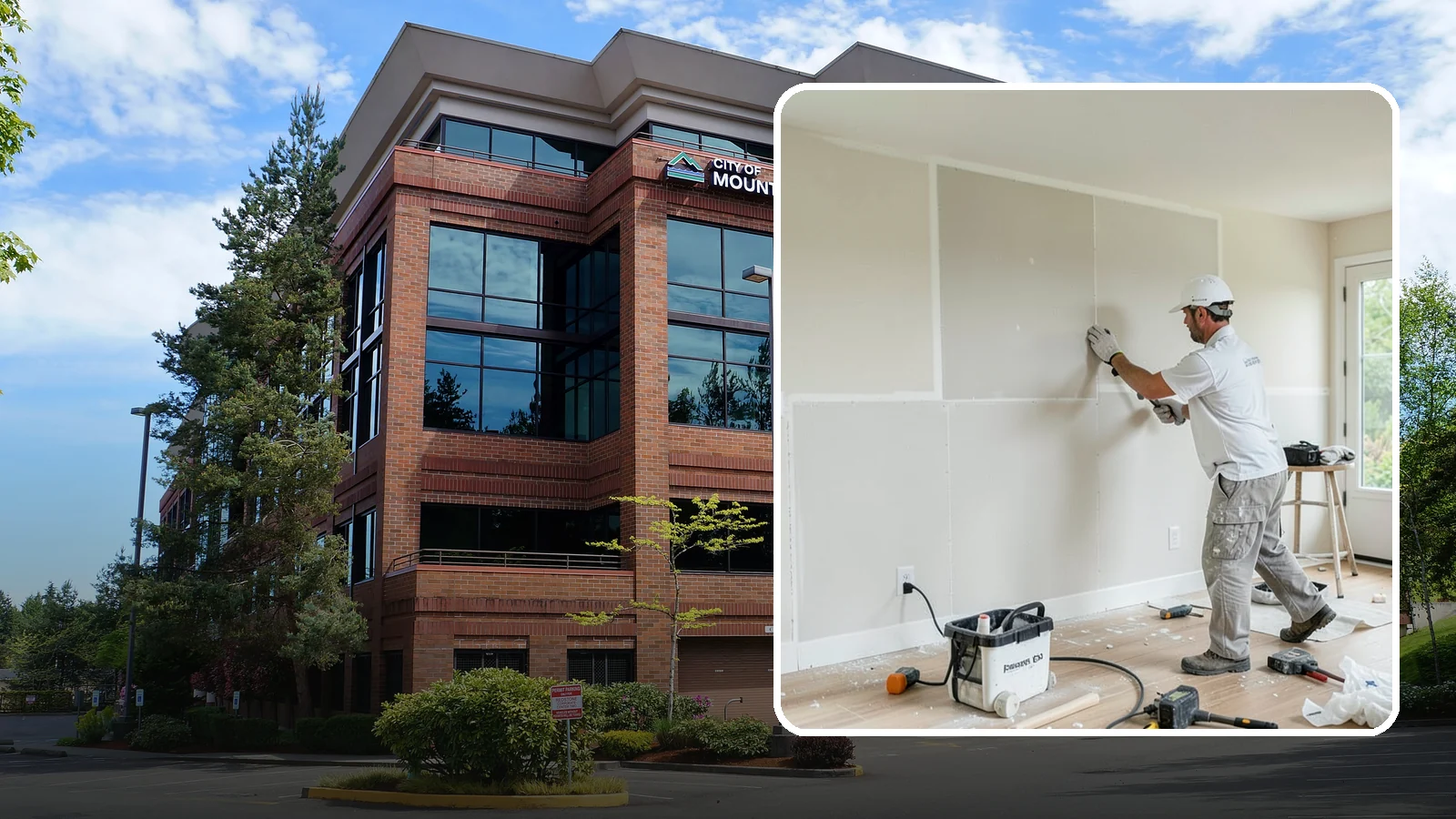 Water Damage Drywall Repair in Mountlake Terrace, Snohomish County, WA - Water damage drywall repair removes ruined board and restores walls after leaks or flooding.