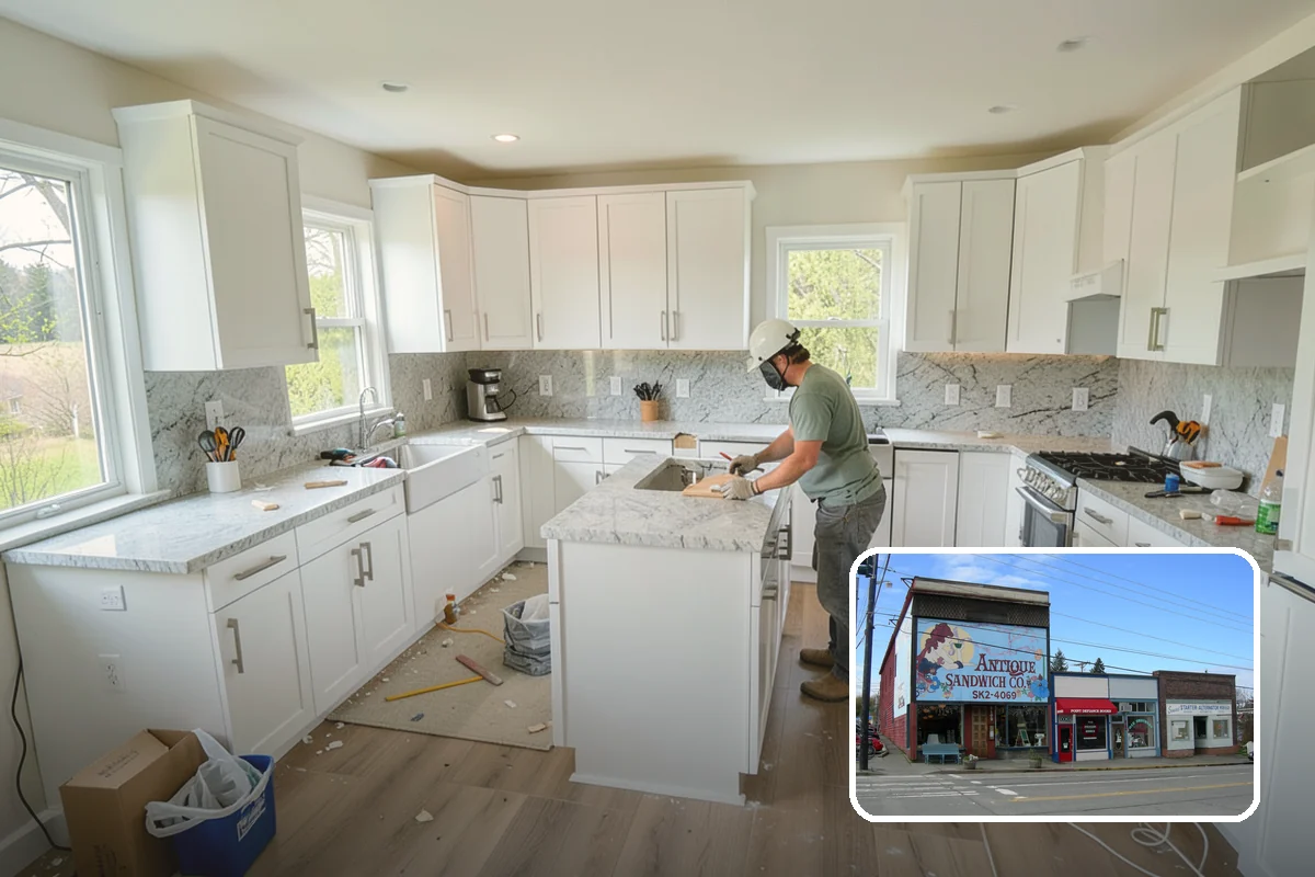 Water Damage Drywall Repair in Ruston, Pierce County, WA - Removal of swollen, stained, or moldy board