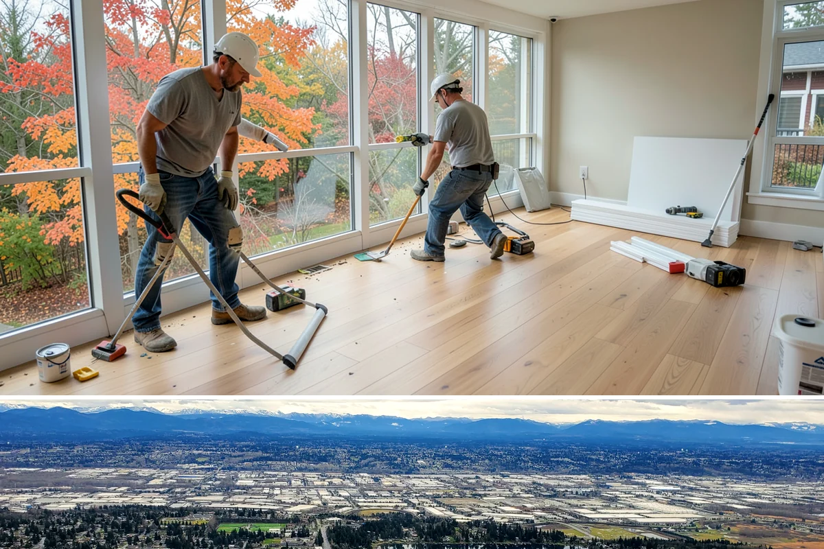 Water Damage Drywall Repair in SeaTac, King County, WA - Water damage repair is needed most during the wet season and is handled indoors year-round, often on an urgent basis.