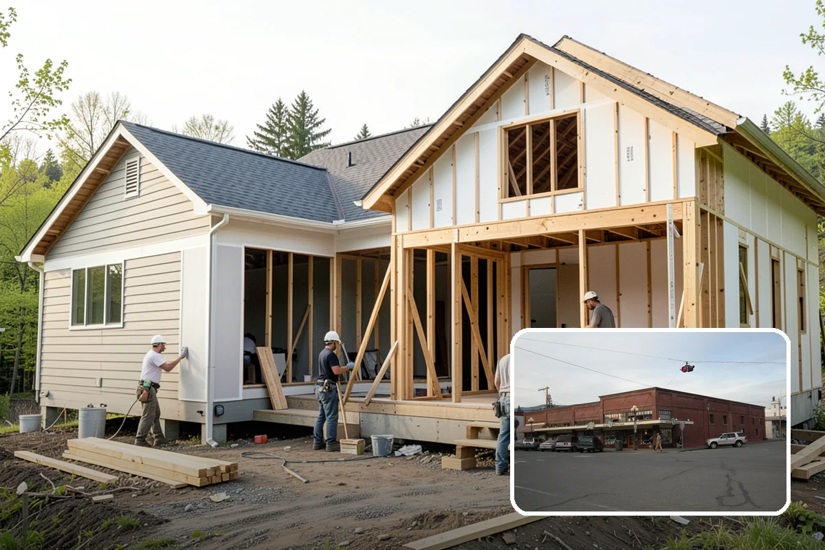 Water Damage Drywall Repair in Sedro-Woolley, Skagit County, WA - Removal of swollen, stained, or moldy board