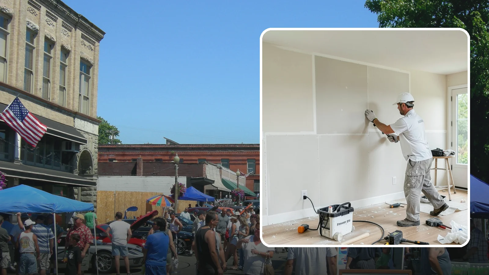 Water Damage Drywall Repair in Snohomish, Snohomish County, WA - Water damage drywall repair removes ruined board and restores walls after leaks or flooding.