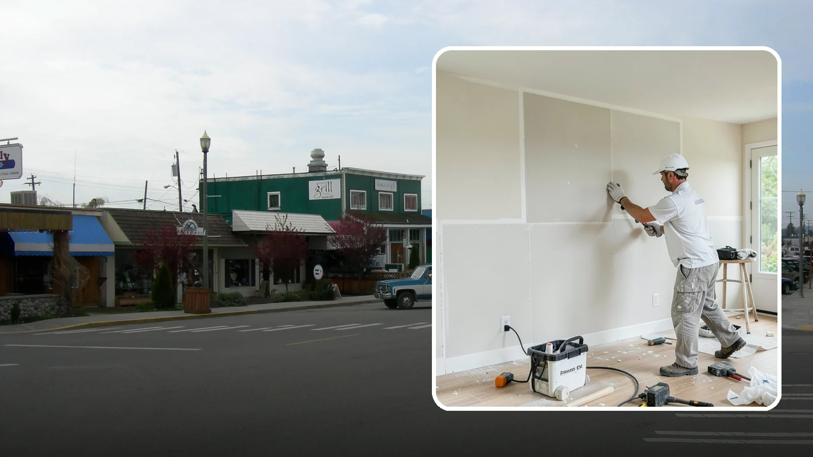 Water Damage Drywall Repair in Stanwood, Snohomish County, WA - Water damage drywall repair removes ruined board and restores walls after leaks or flooding.
