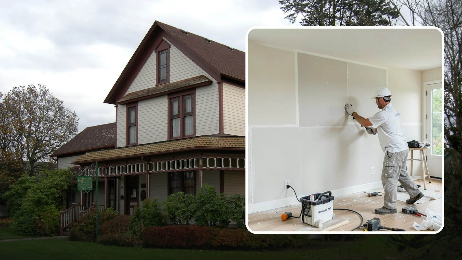 Water Damage Drywall Repair in Sumner, Pierce County, WA - Water damage drywall repair removes ruined board and restores walls after leaks or flooding.