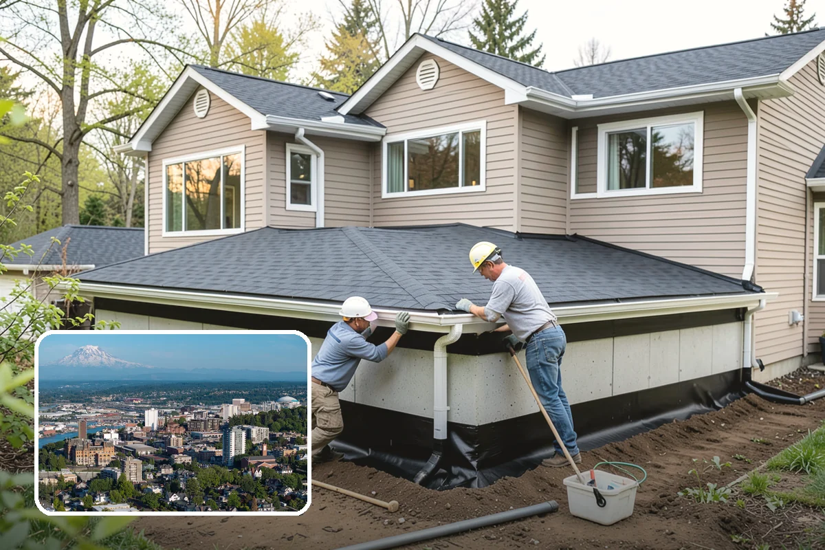 Water Damage Drywall Repair in Tacoma, Pierce County, WA - Removal of swollen, stained, or moldy board