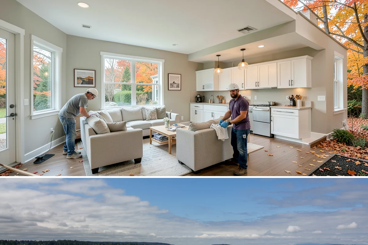 Water Damage Drywall Repair in University Place, Pierce County, WA - Water damage repair is needed most during the wet season and is handled indoors year-round, often on an urgent basis.