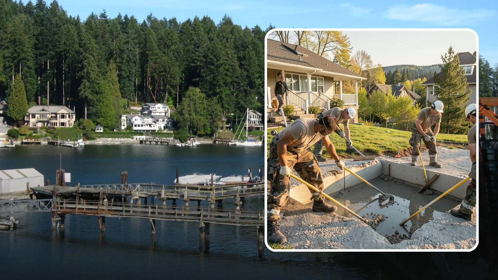 Water Damage Repair in Gig Harbor, Pierce County, WA - Complete water damage repair that restores your home after leaks, floods, or storm intrusion.