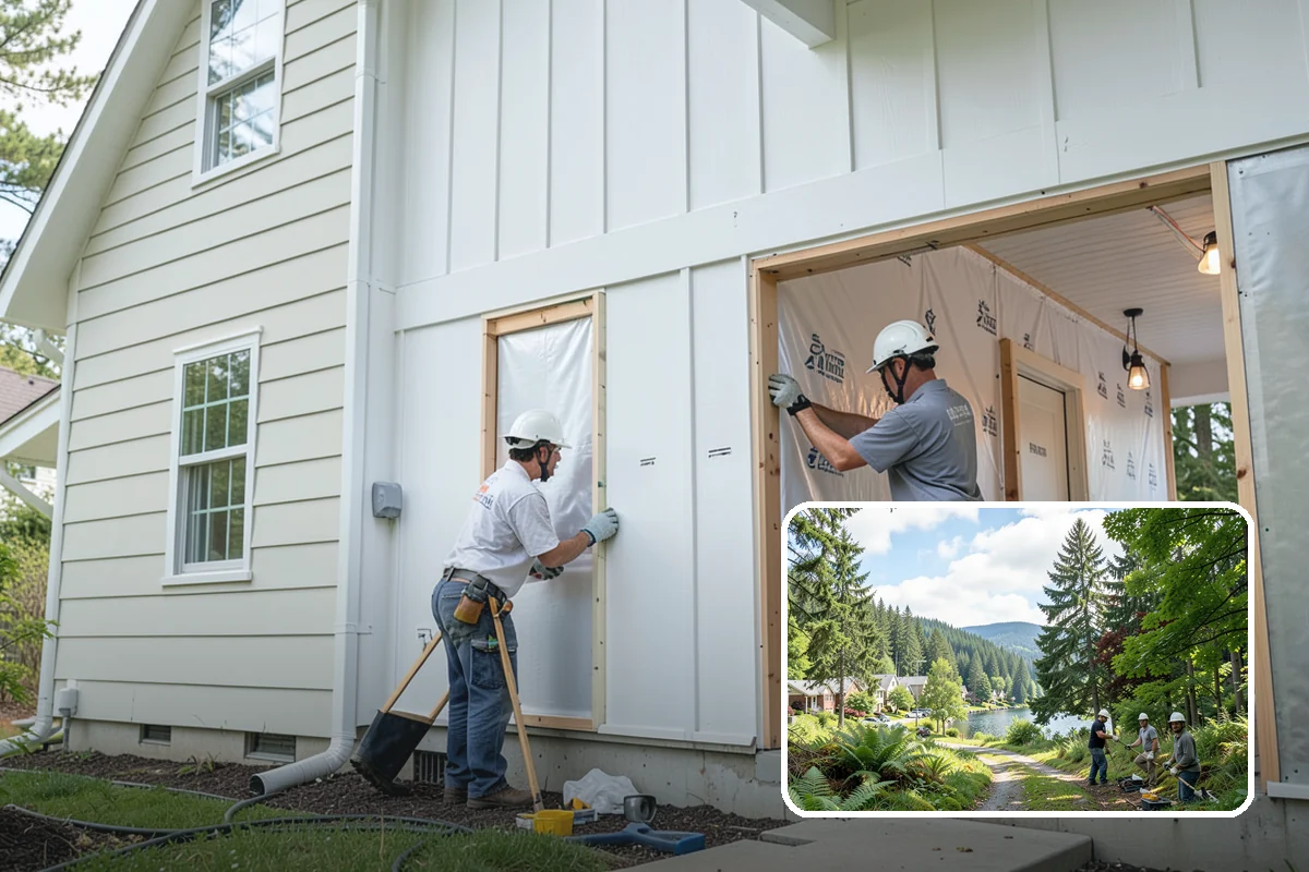 Water Damage Repair in Lake Forest Park, King County, WA - Restores damaged surfaces and structure