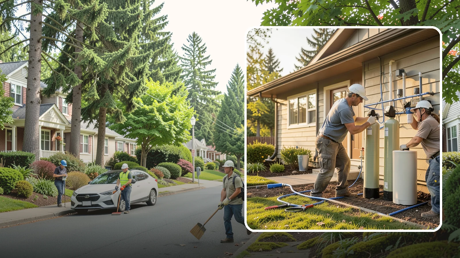 Water Filtration Installation in Beaux Arts Village, King County, WA - We install whole-house and point-of-use water filtration and softening systems for cleaner, better-tasting water.