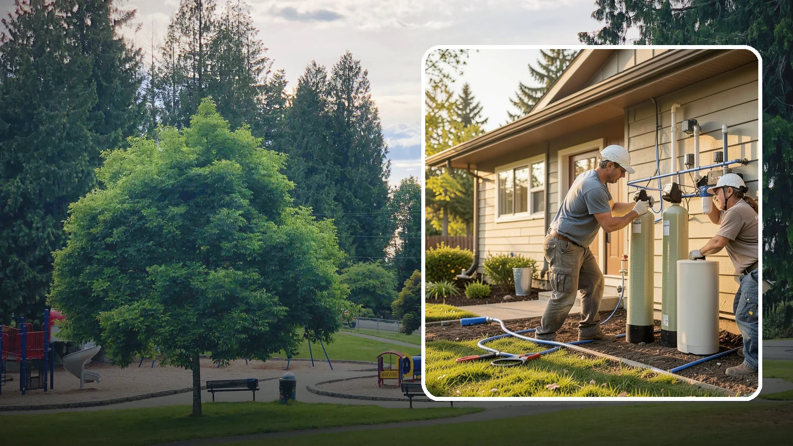 Water Filtration Installation in Bonney Lake, Pierce County, WA - We install whole-house and point-of-use water filtration and softening systems for cleaner, better-tasting water.