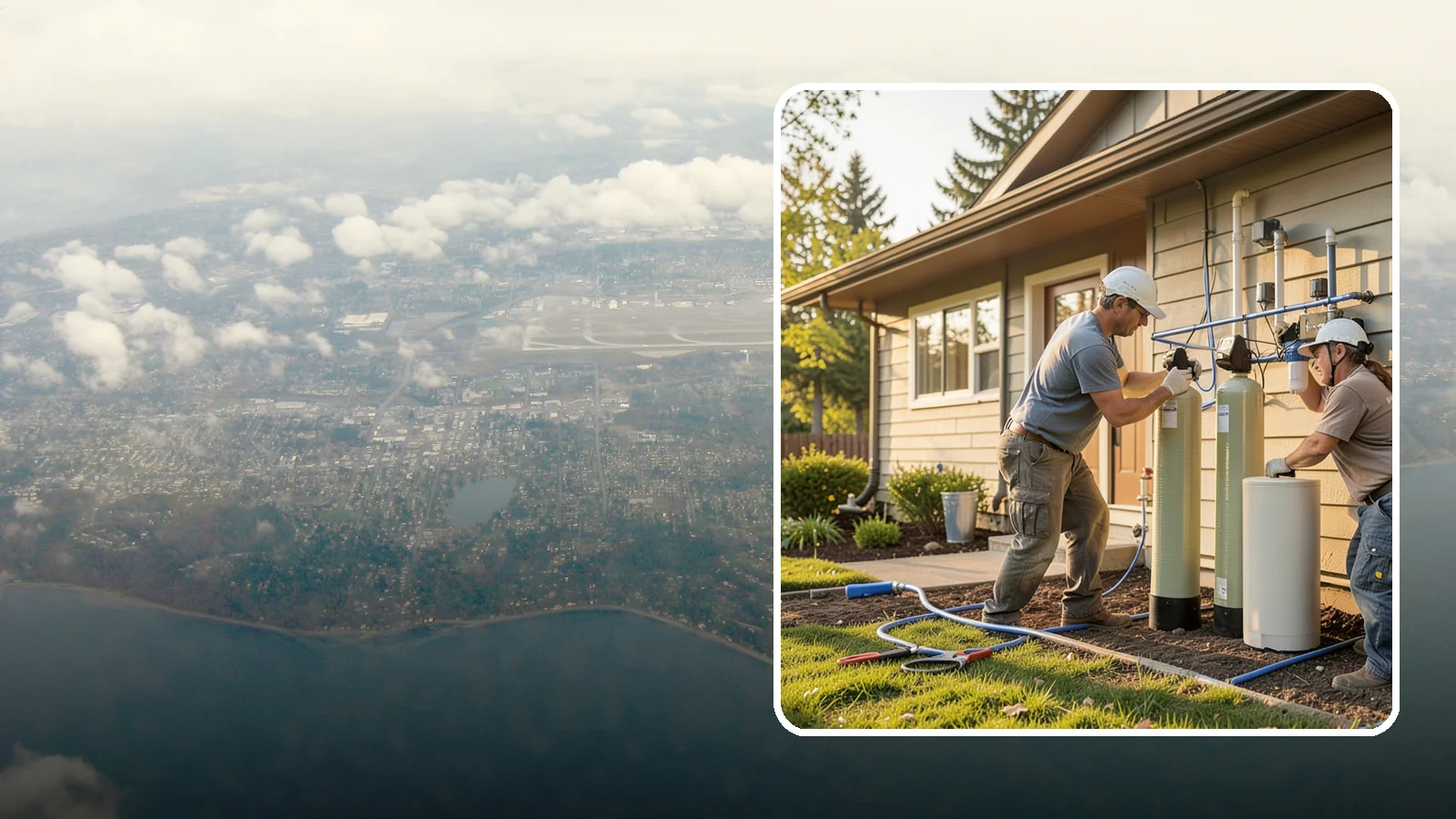 Water Filtration Installation in Burien, King County, WA - We install whole-house and point-of-use water filtration and softening systems for cleaner, better-tasting water.
