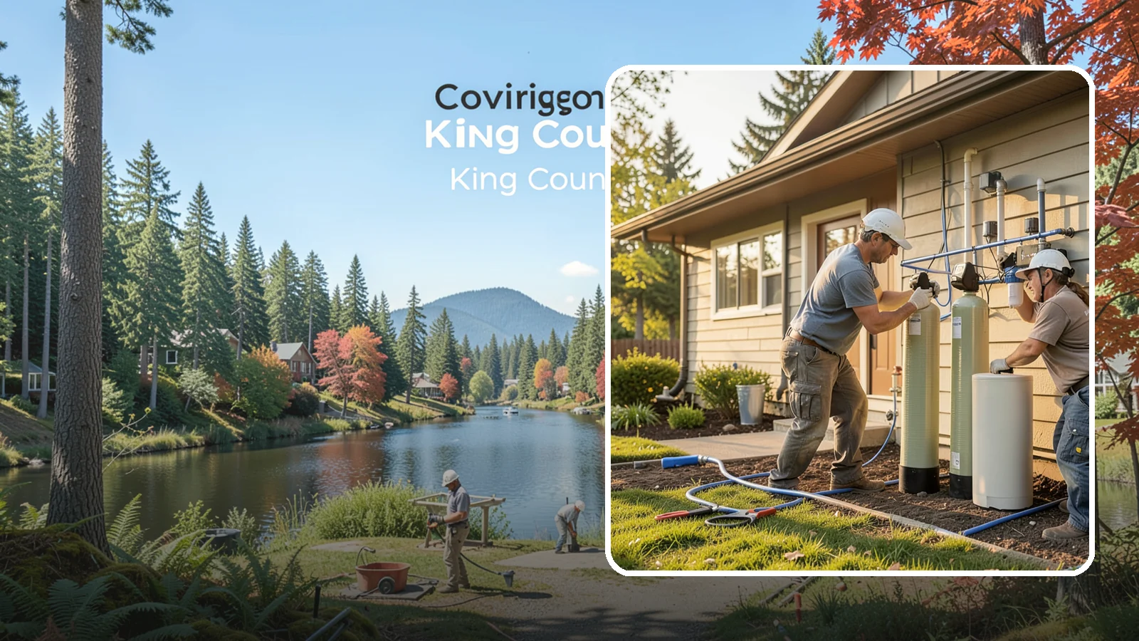 Water Filtration Installation in Covington, King County, WA - We install whole-house and point-of-use water filtration and softening systems for cleaner, better-tasting water.