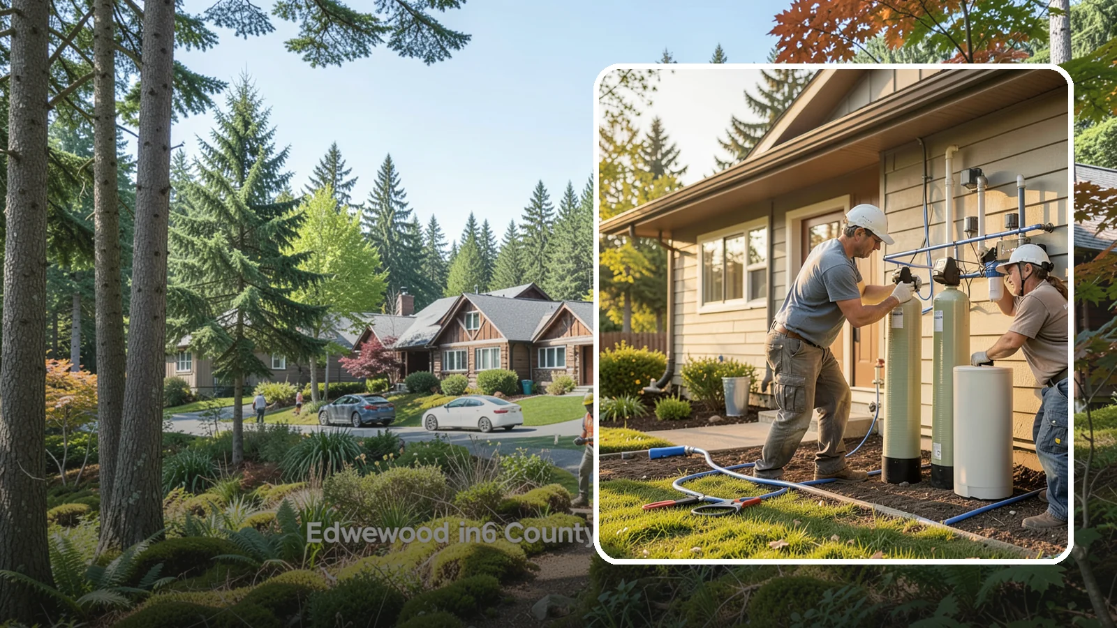 Water Filtration Installation in Edgewood, Pierce County, WA - We install whole-house and point-of-use water filtration and softening systems for cleaner, better-tasting water.