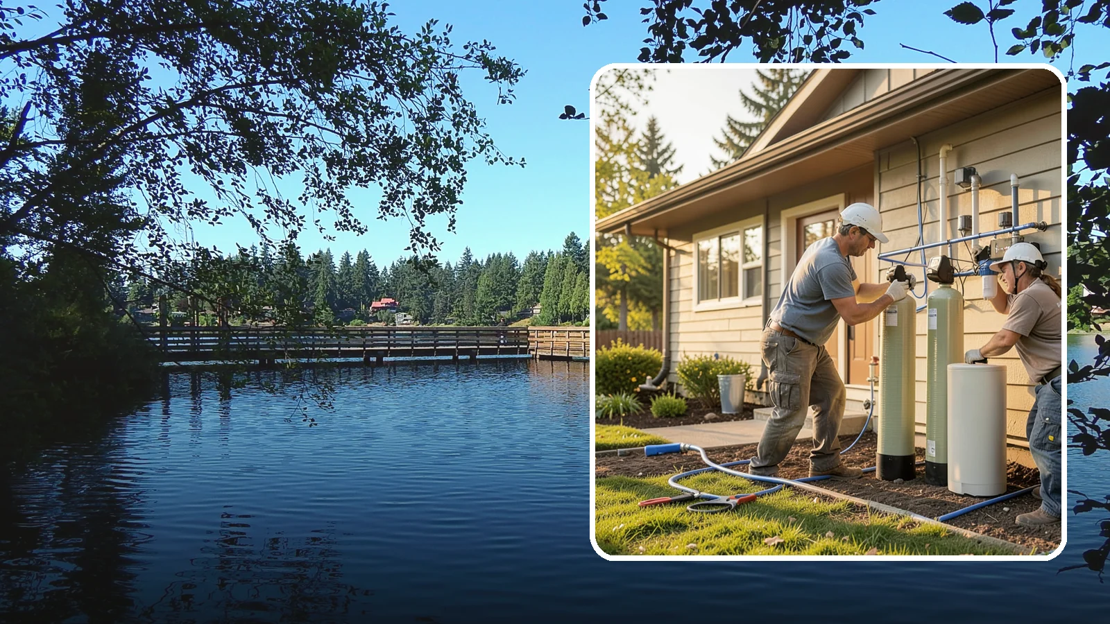 Water Filtration Installation in Federal Way, King County, WA - We install whole-house and point-of-use water filtration and softening systems for cleaner, better-tasting water.
