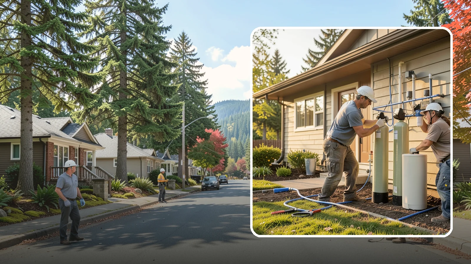 Water Filtration Installation in Hunts Point, King County, WA - We install whole-house and point-of-use water filtration and softening systems for cleaner, better-tasting water.