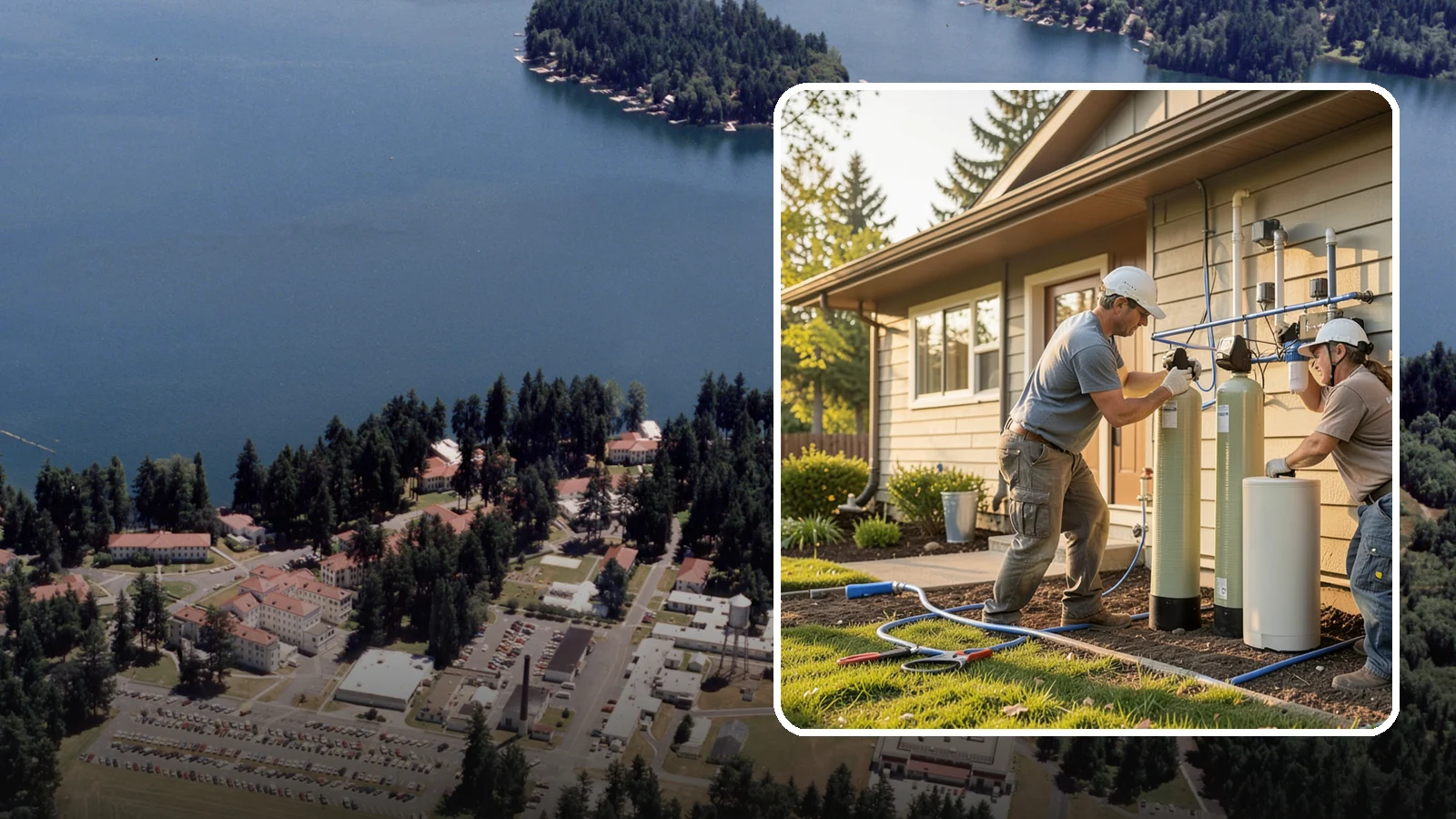 Water Filtration Installation in Lakewood, Pierce County, WA - We install whole-house and point-of-use water filtration and softening systems for cleaner, better-tasting water.