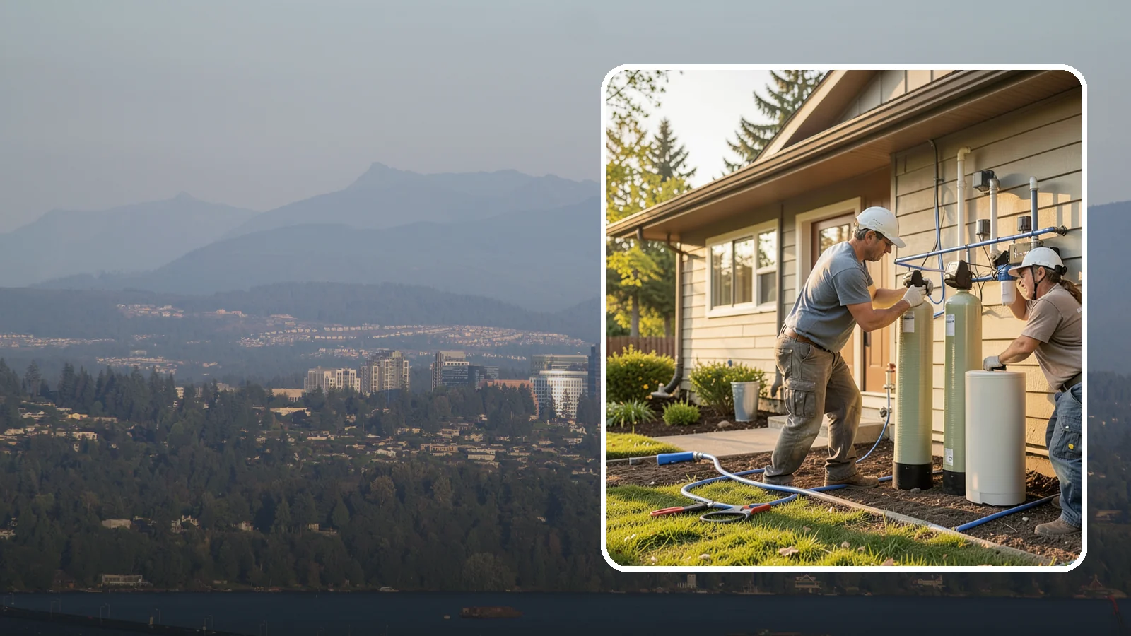 Water Filtration Installation in Medina, King County, WA - We install whole-house and point-of-use water filtration and softening systems for cleaner, better-tasting water.