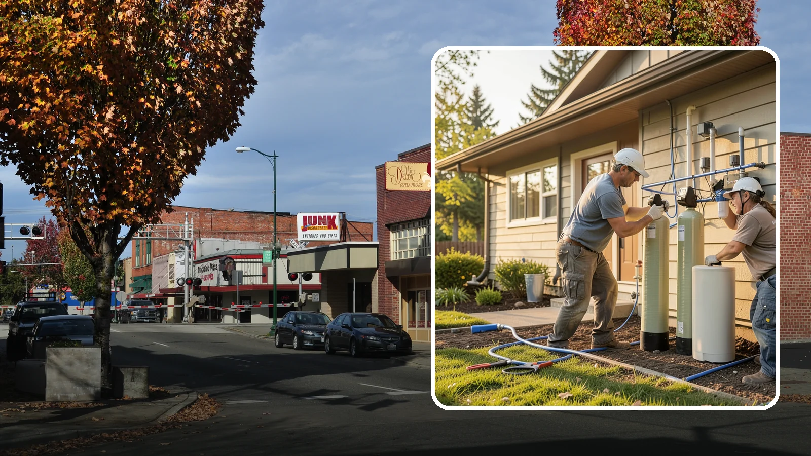 Water Filtration Installation in Puyallup, Pierce County, WA - We install whole-house and point-of-use water filtration and softening systems for cleaner, better-tasting water.