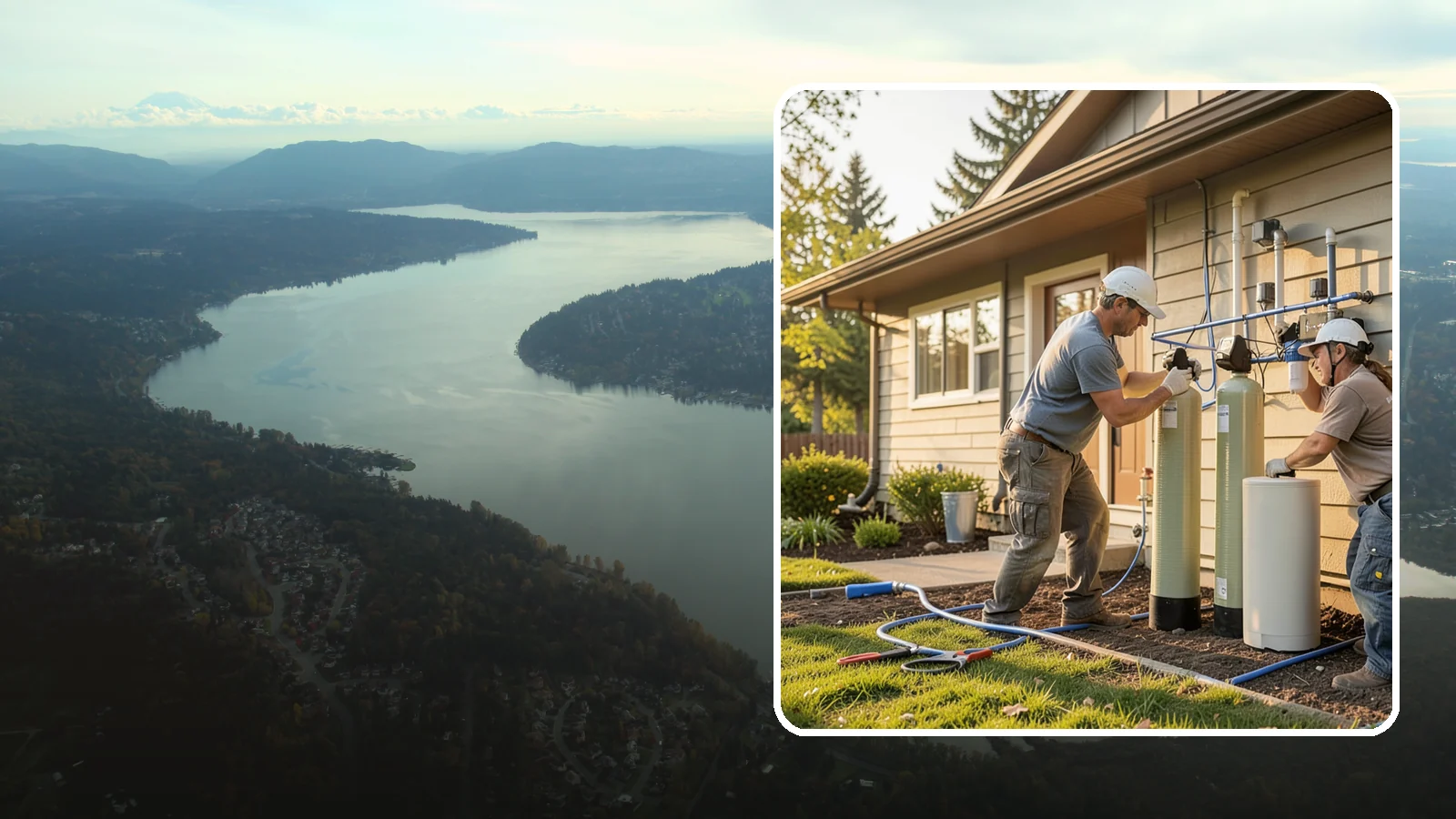 Water Filtration Installation in Sammamish, King County, WA - We install whole-house and point-of-use water filtration and softening systems for cleaner, better-tasting water.
