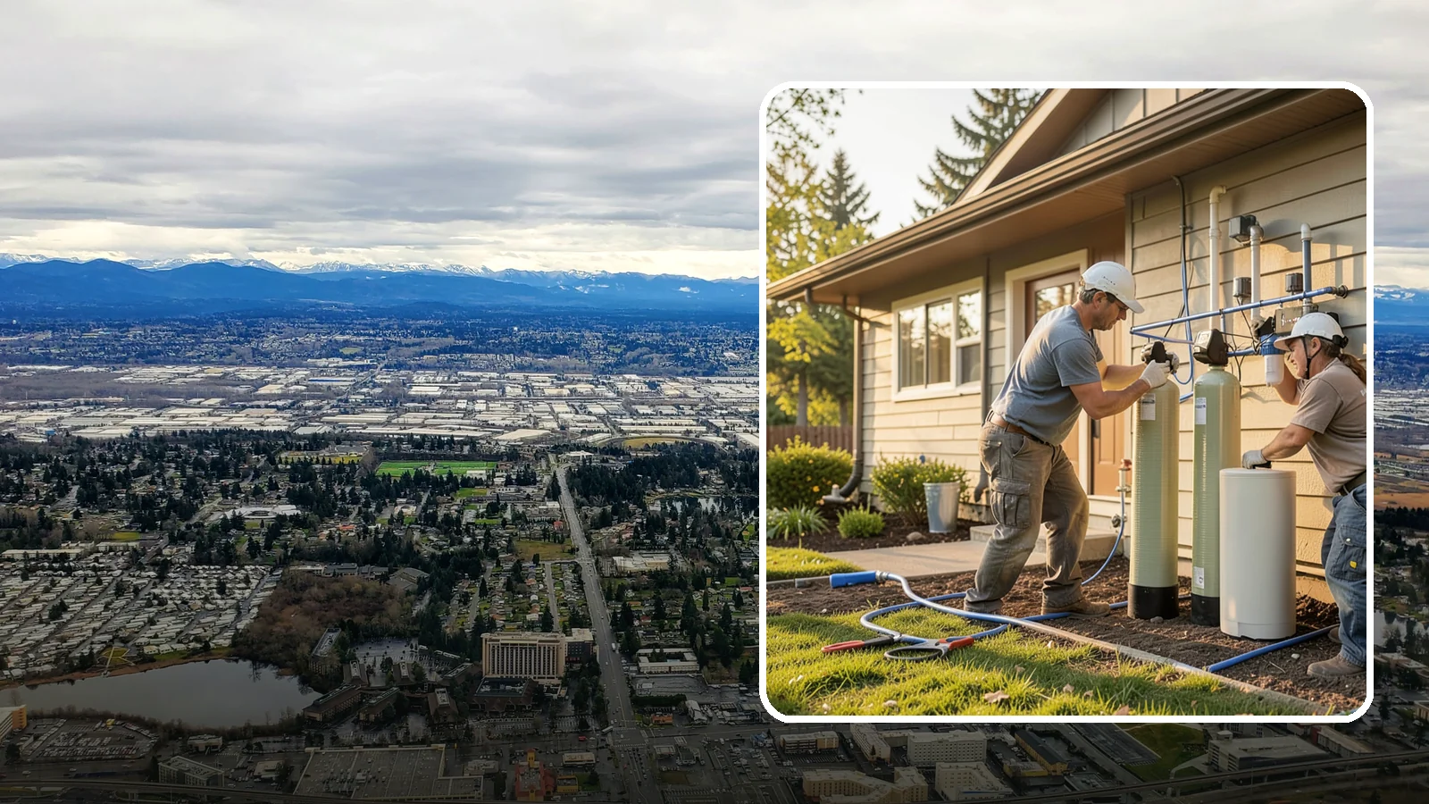 Water Filtration Installation in SeaTac, King County, WA - We install whole-house and point-of-use water filtration and softening systems for cleaner, better-tasting water.