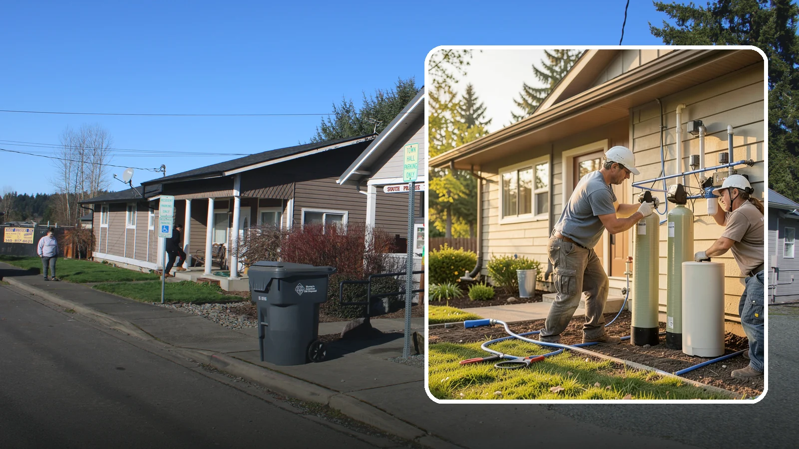 Water Filtration Installation in South Prairie, Pierce County, WA - We install whole-house and point-of-use water filtration and softening systems for cleaner, better-tasting water.
