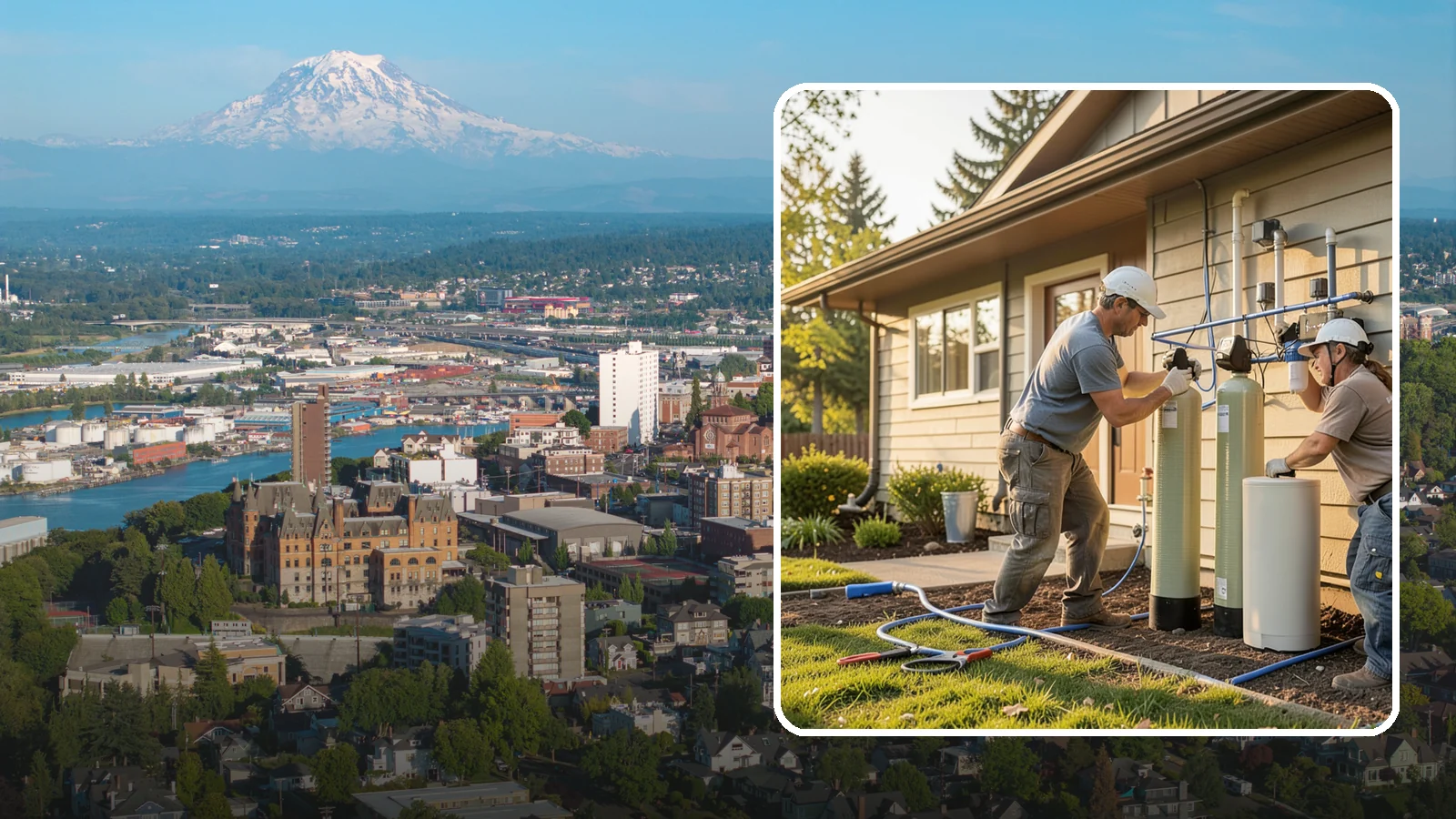 Water Filtration Installation in Tacoma, Pierce County, WA - We install whole-house and point-of-use water filtration and softening systems for cleaner, better-tasting water.