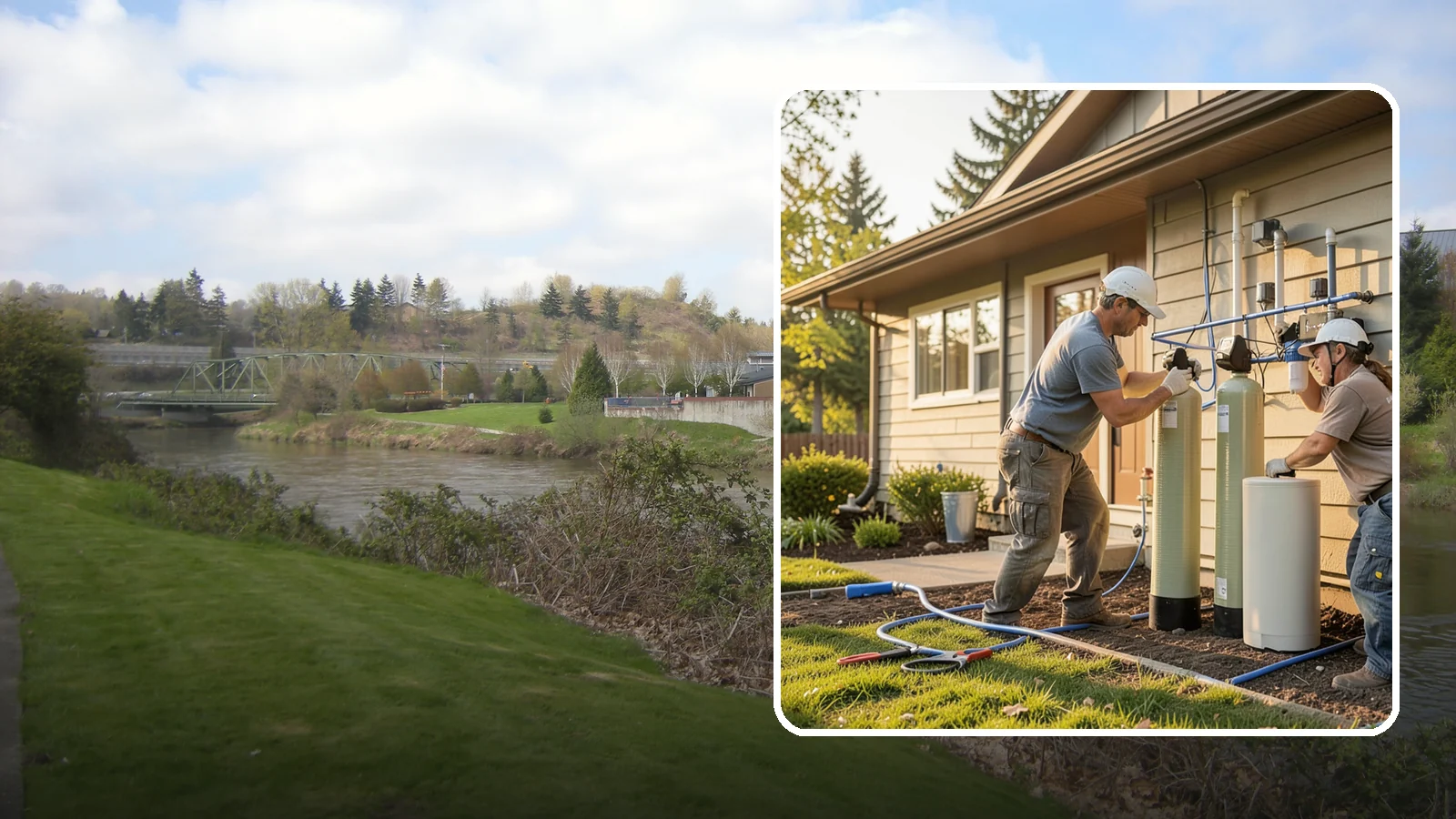 Water Filtration Installation in Tukwila, King County, WA - We install whole-house and point-of-use water filtration and softening systems for cleaner, better-tasting water.