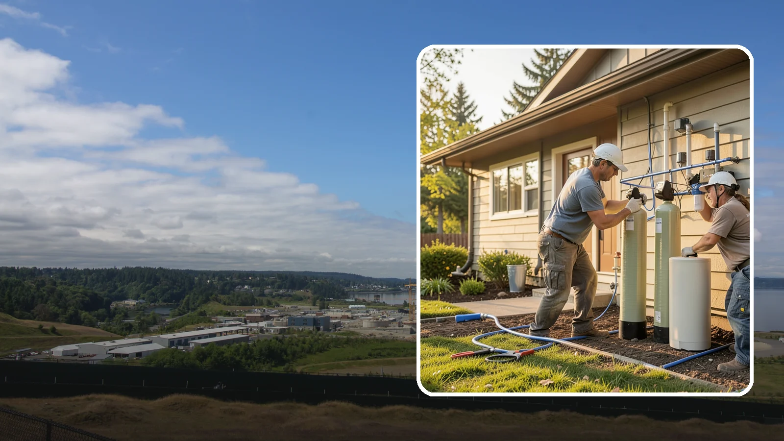 Water Filtration Installation in University Place, Pierce County, WA - We install whole-house and point-of-use water filtration and softening systems for cleaner, better-tasting water.