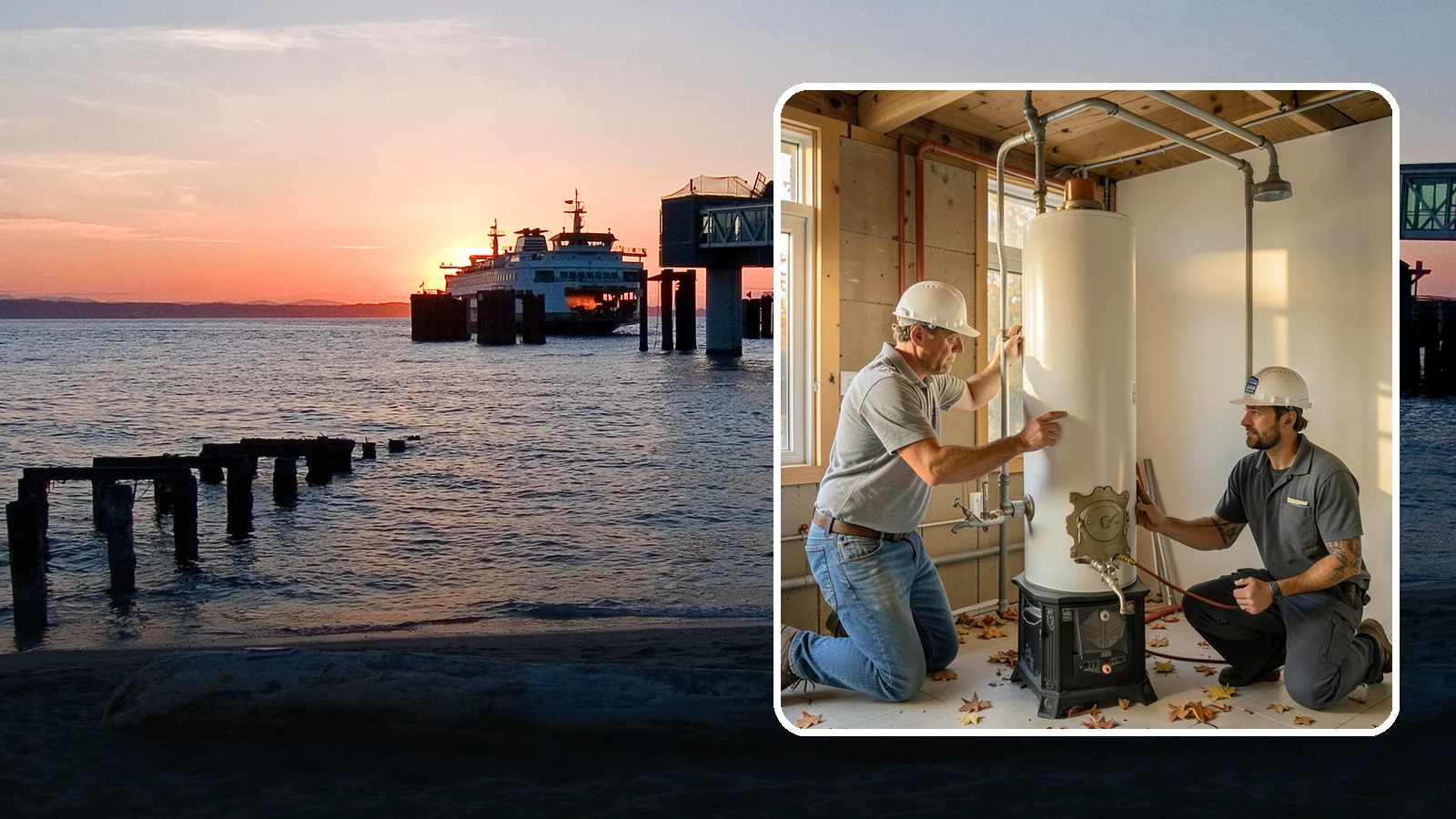 Water Heater Installation in Edmonds, Snohomish County, WA - We install and replace tank and tankless water heaters, including code-required upgrades for safe operation.