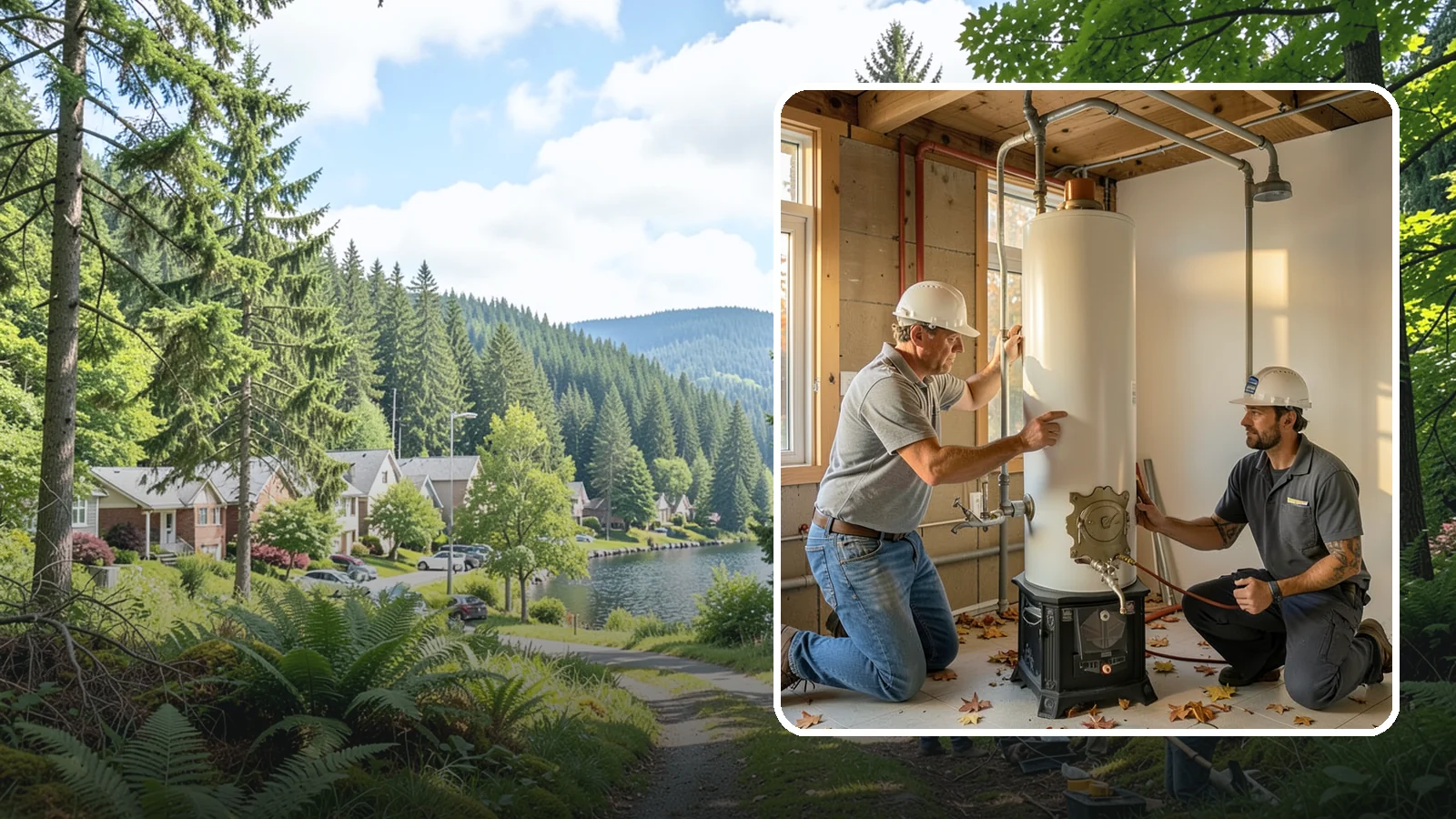 Water Heater Installation in Lake Forest Park, King County, WA - We install and replace tank and tankless water heaters, including code-required upgrades for safe operation.