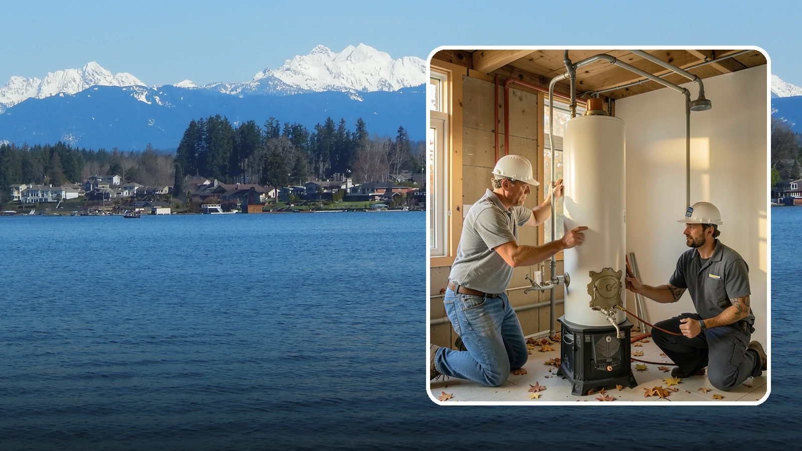 Water Heater Installation in Lake Stevens, Snohomish County, WA - We install and replace tank and tankless water heaters, including code-required upgrades for safe operation.