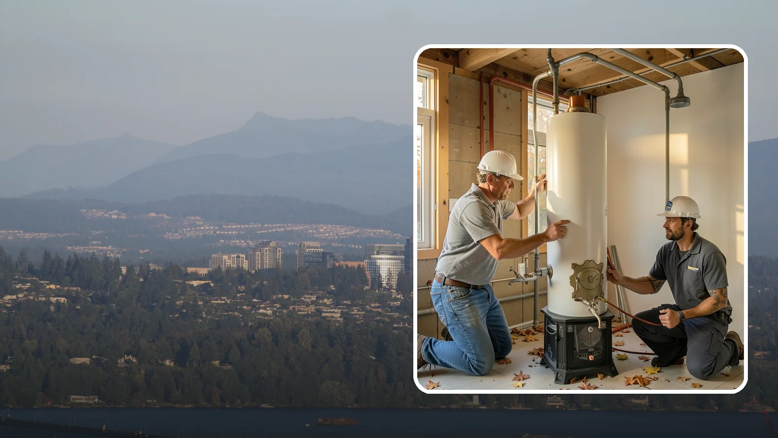 Water Heater Installation in Medina, King County, WA - We install and replace tank and tankless water heaters, including code-required upgrades for safe operation.