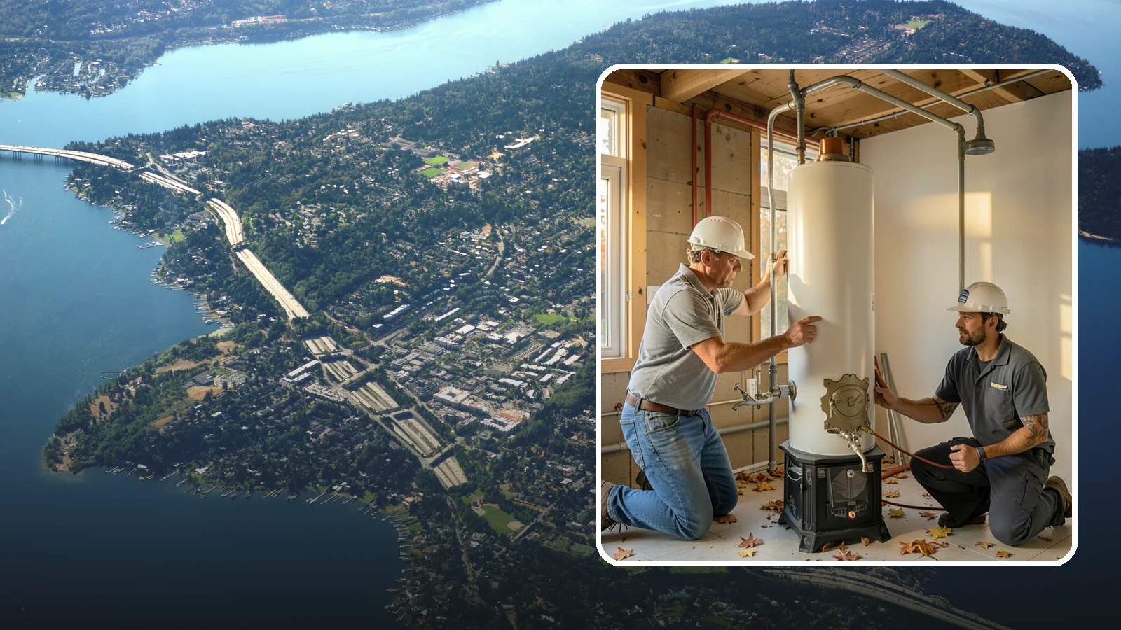 Water Heater Installation in Mercer Island, King County, WA - We install and replace tank and tankless water heaters, including code-required upgrades for safe operation.