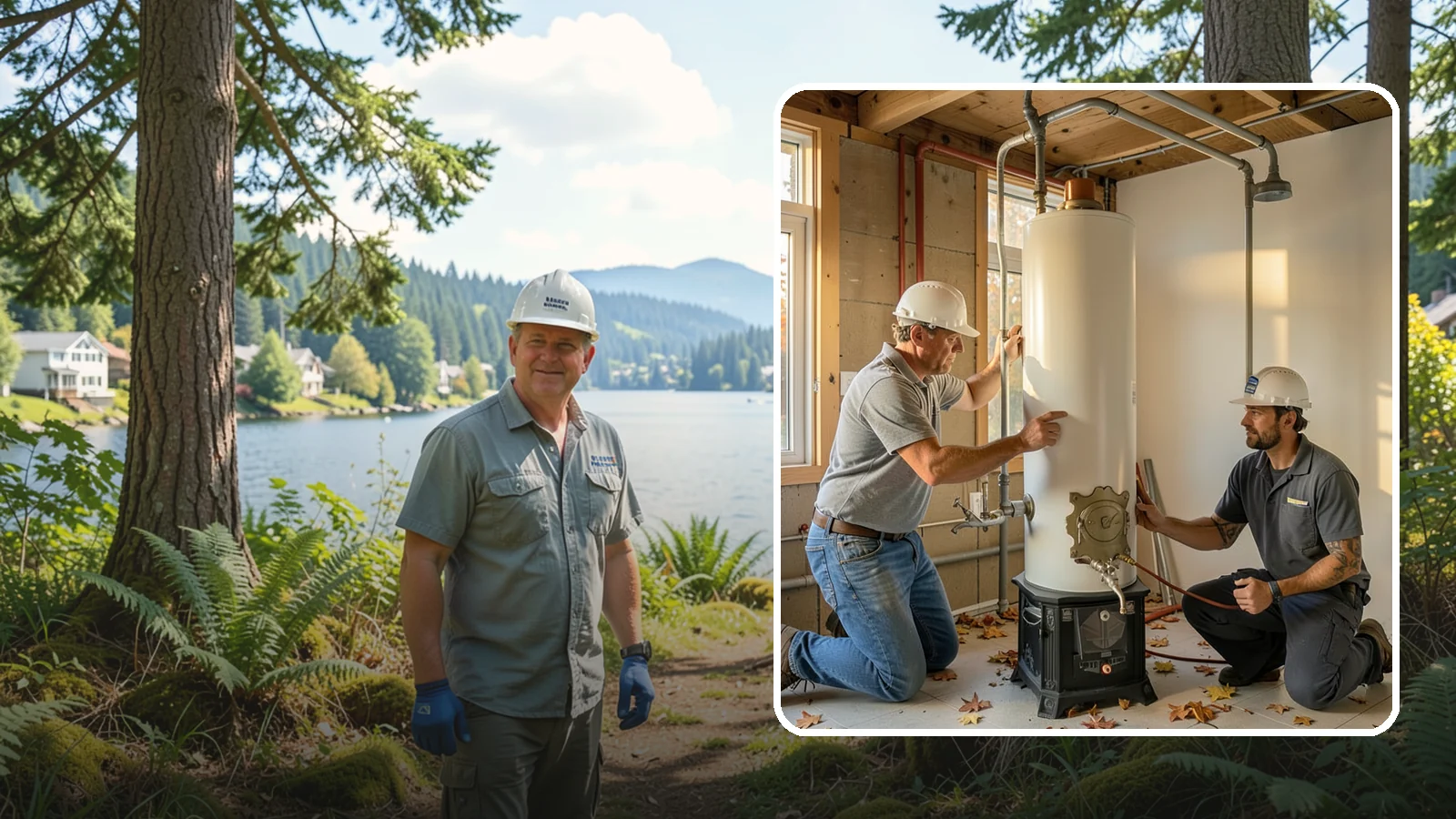 Water Heater Installation in Milton, King County, WA - We install and replace tank and tankless water heaters, including code-required upgrades for safe operation.