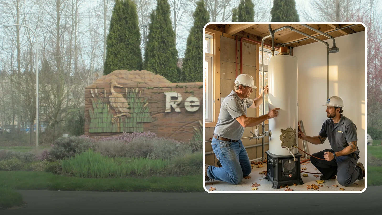 Water Heater Installation in Renton, King County, WA - We install and replace tank and tankless water heaters, including code-required upgrades for safe operation.