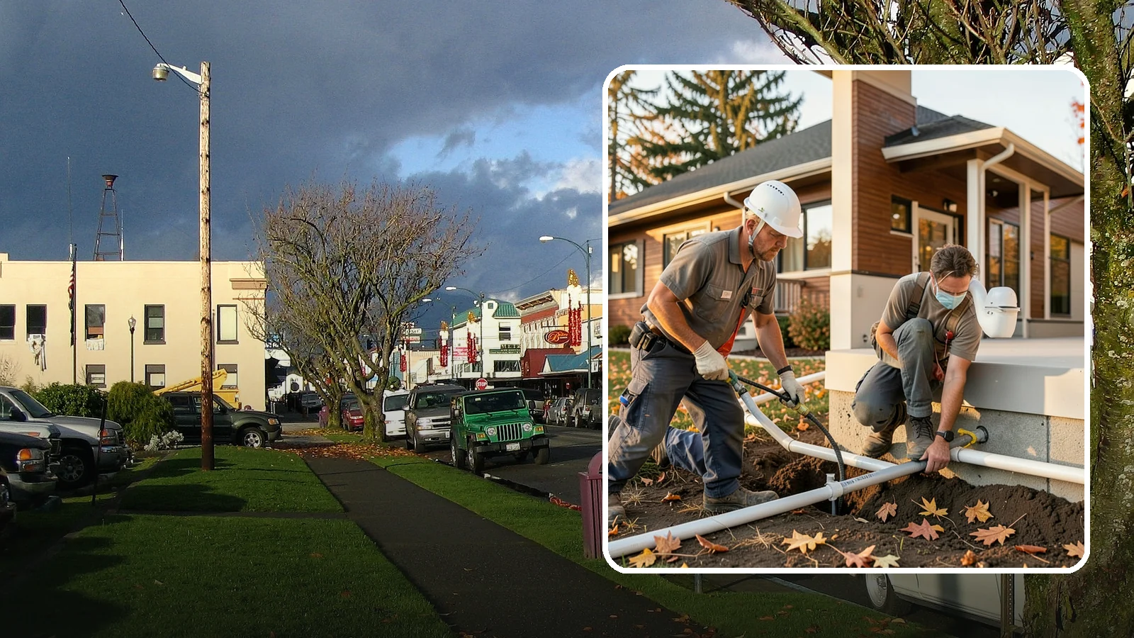 Water Line Installation in Arlington, Snohomish County, WA - We install or replace the main water service line that carries water from the meter into your home.