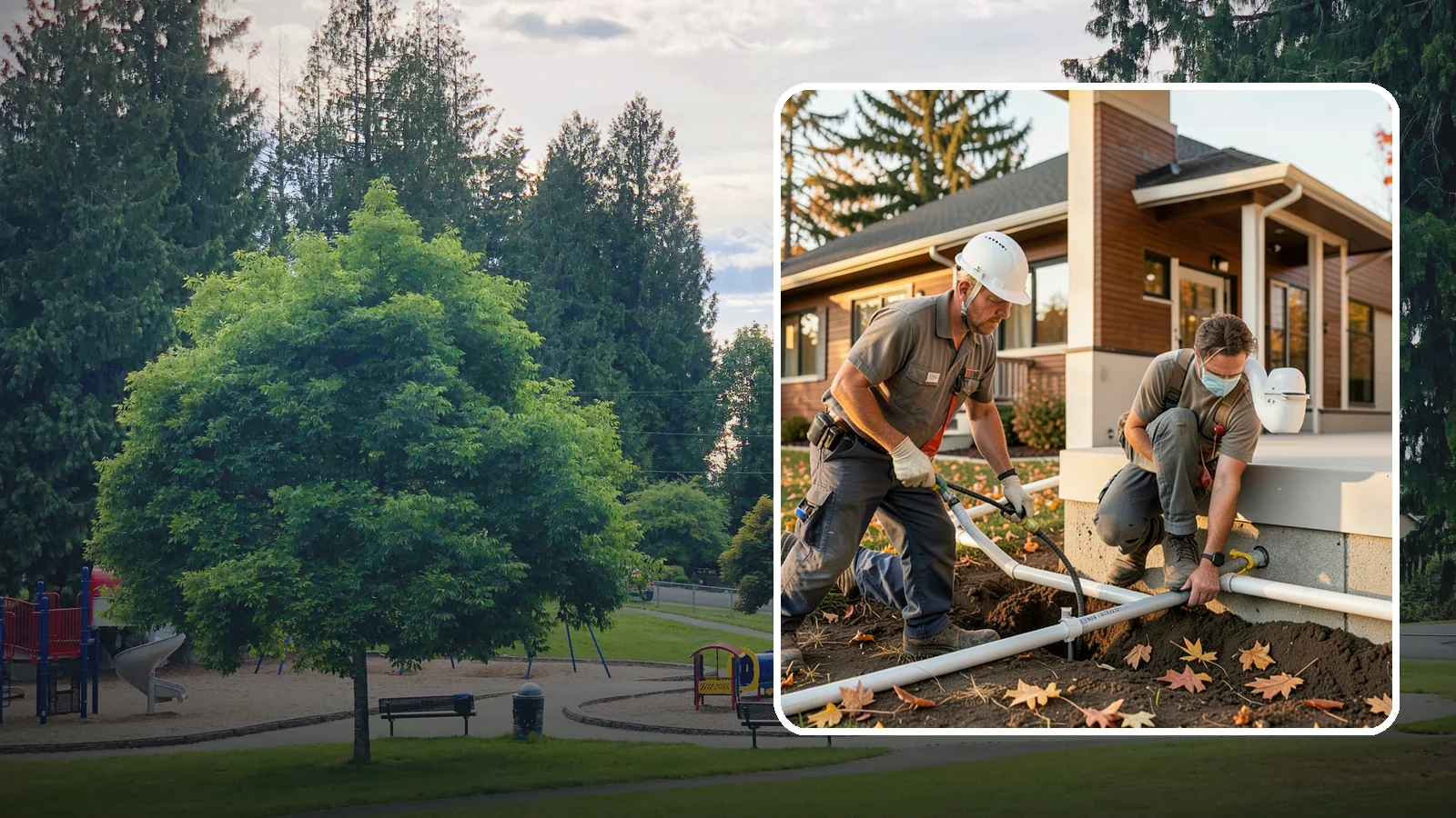 Water Line Installation in Bonney Lake, Pierce County, WA - We install or replace the main water service line that carries water from the meter into your home.