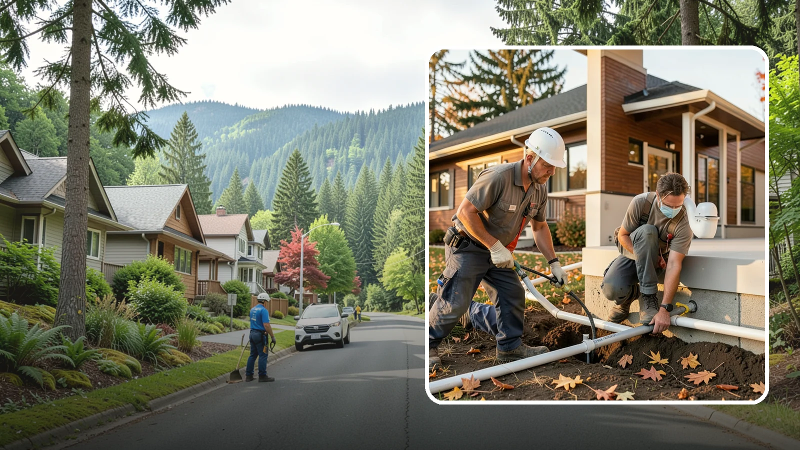 Water Line Installation in Darrington, Snohomish County, WA - We install or replace the main water service line that carries water from the meter into your home.