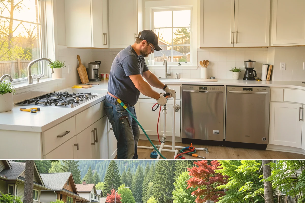 Water Line Installation in Darrington, Snohomish County, WA - Dry-season ground is easier and cleaner to excavate, so late spring through early fall is the ideal window for trenching.