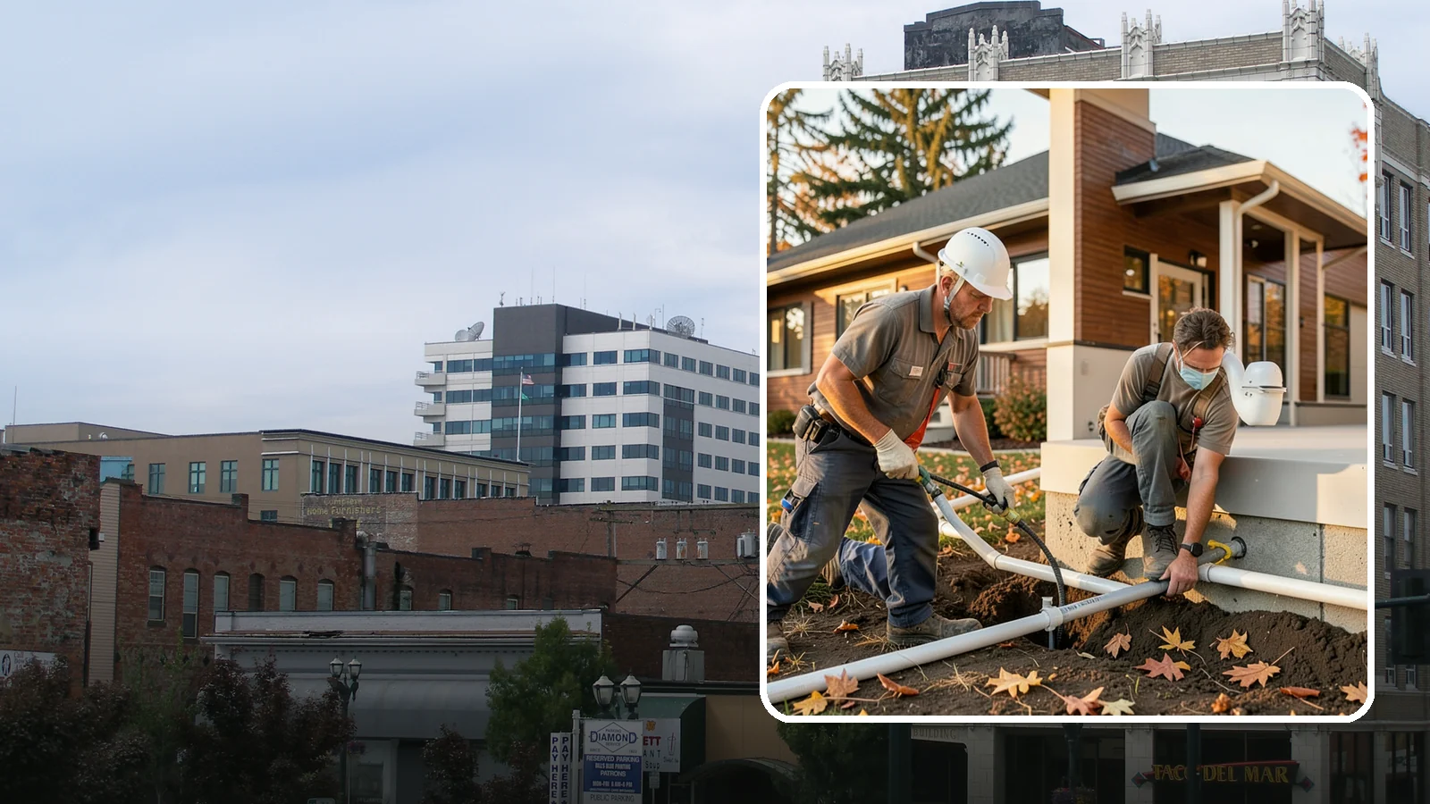 Water Line Installation in Everett, Snohomish County, WA - We install or replace the main water service line that carries water from the meter into your home.