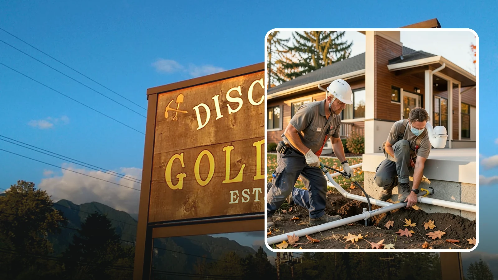Water Line Installation in Gold Bar, Snohomish County, WA - We install or replace the main water service line that carries water from the meter into your home.