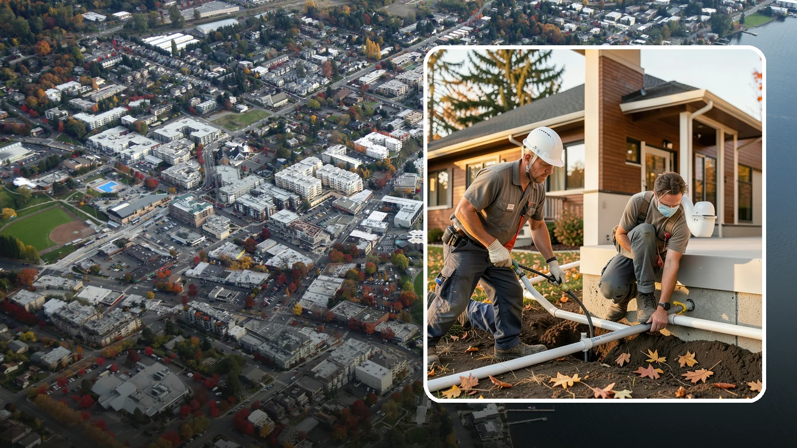 Water Line Installation in Kirkland, King County, WA - We install or replace the main water service line that carries water from the meter into your home.