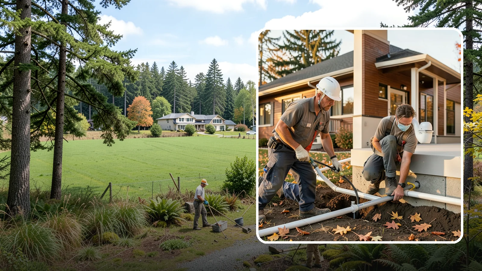 Water Line Installation in Lyman, Skagit County, WA - We install or replace the main water service line that carries water from the meter into your home.