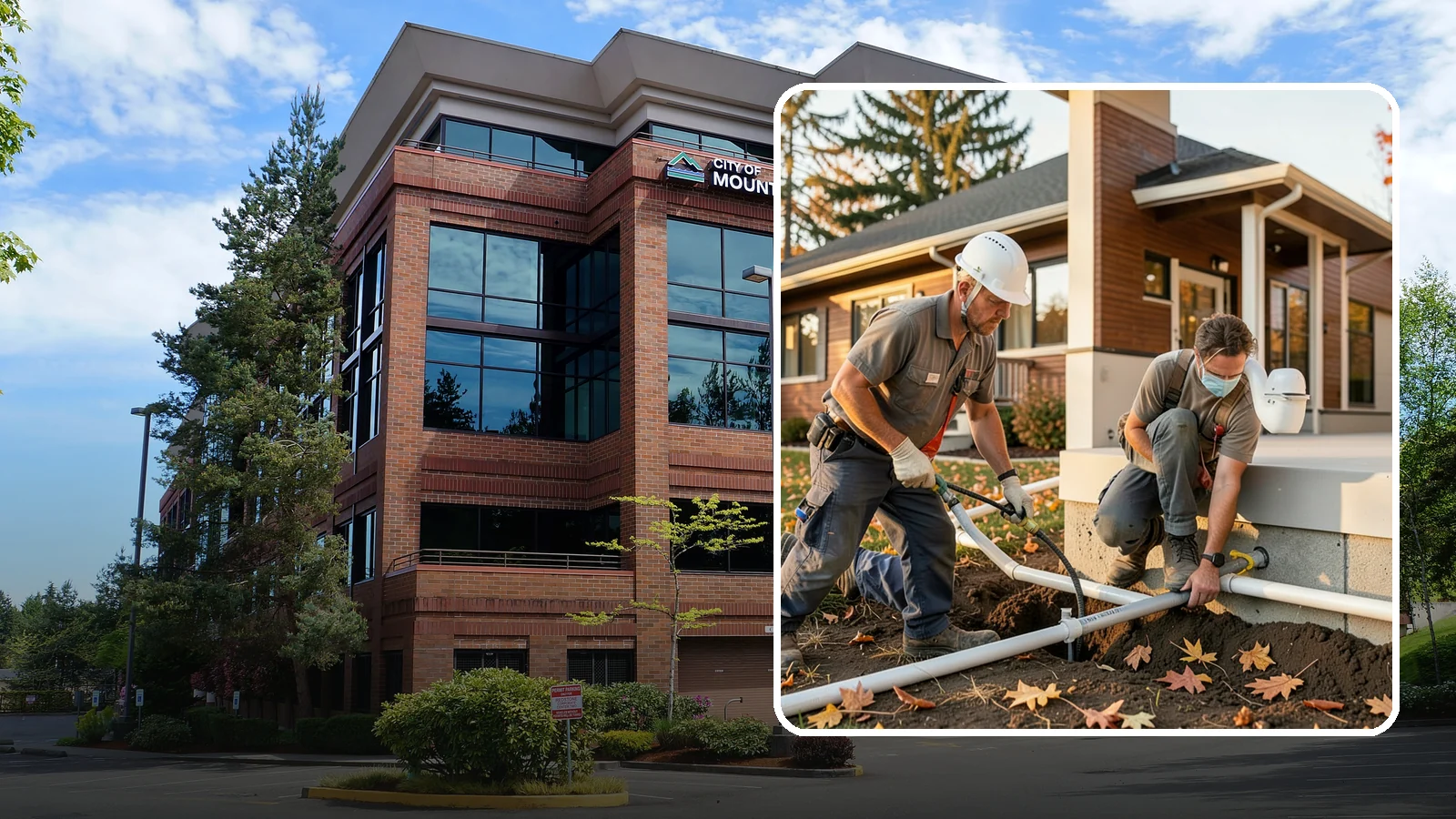 Water Line Installation in Mountlake Terrace, Snohomish County, WA - We install or replace the main water service line that carries water from the meter into your home.